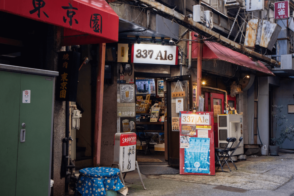 銀座でクラフトビールが飲めるお店、337 Ale -JAPANESE BEER MUSEUM-