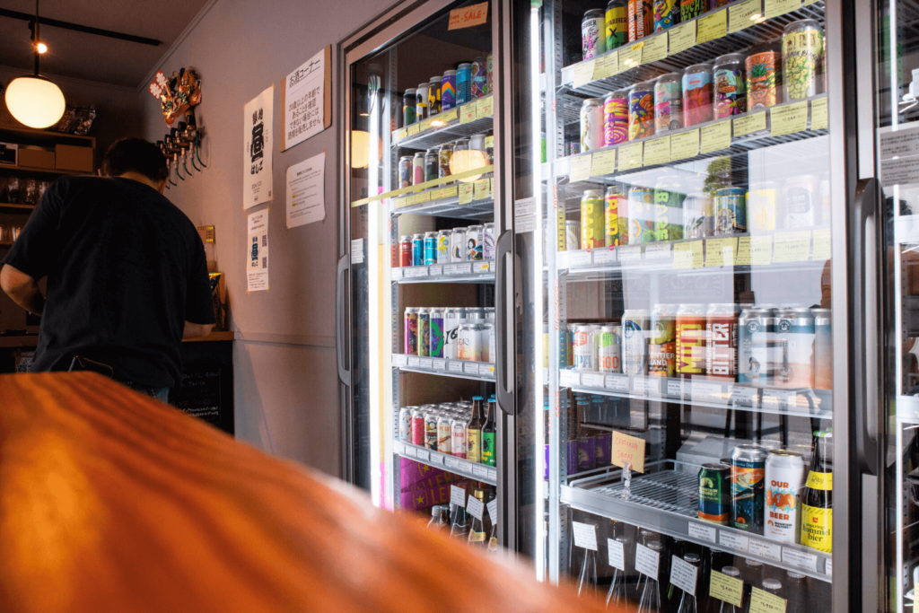 Ladybirds Bottle Shop Tsukijiの店内