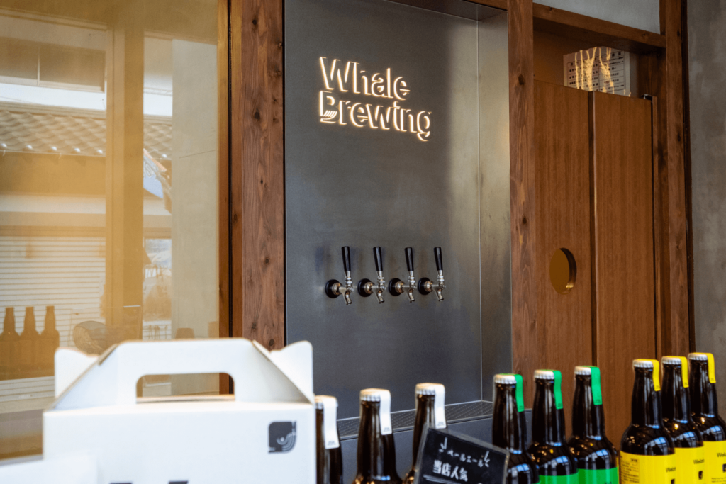 Whale Brewing（ホエールブルーイング）、タップルームの雰囲気