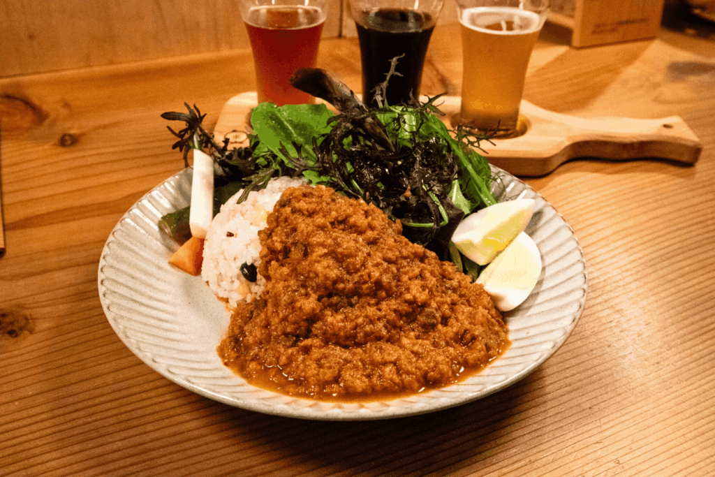奥大和ビールのフードメニュー