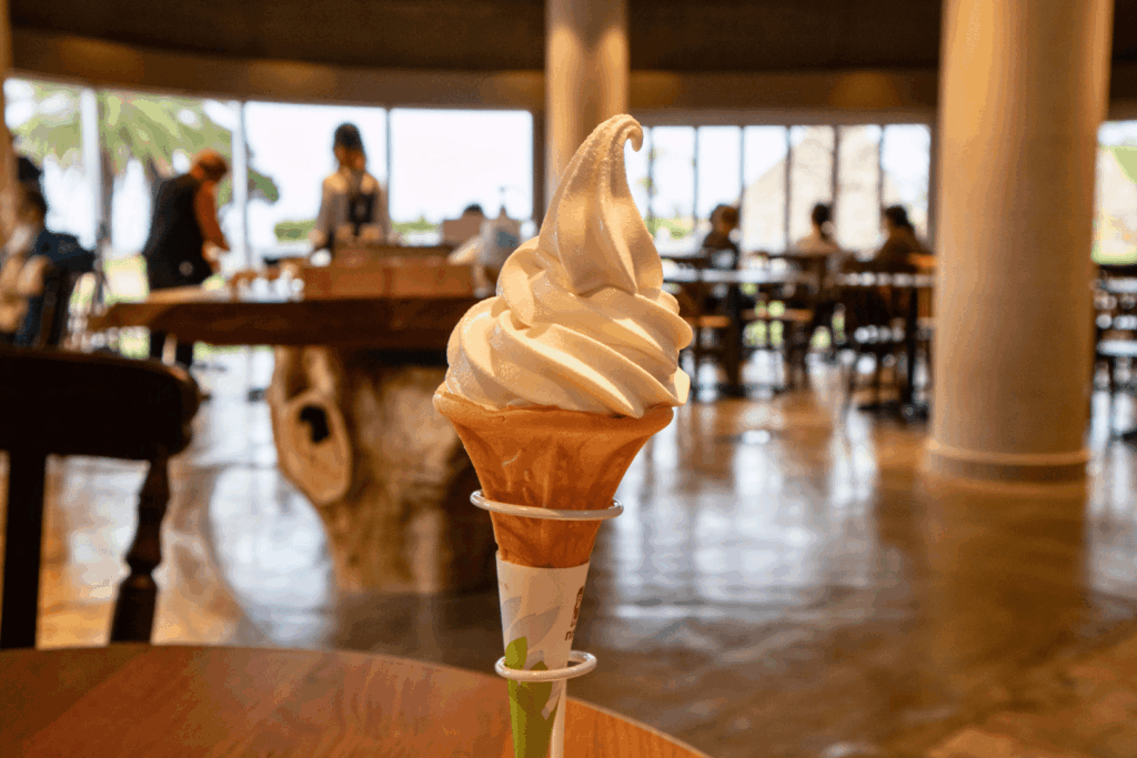 AWAJI EARTH MUSEUMでソフトクリーム