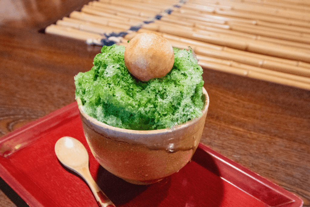 たねや 日牟禮乃舍のかき氷