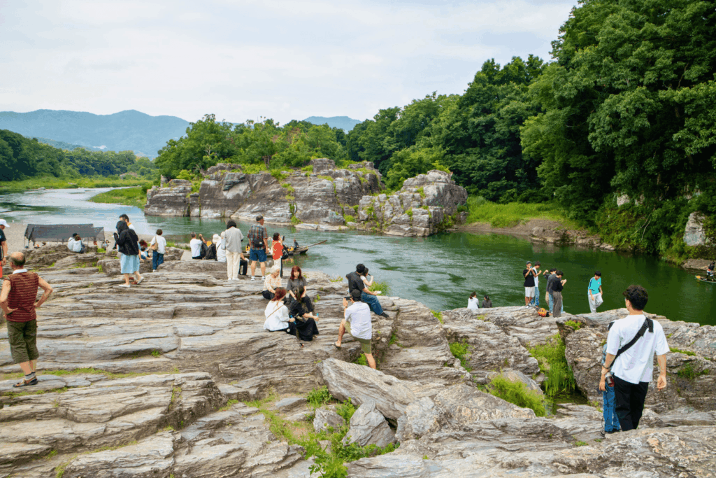 長瀞の岩畳