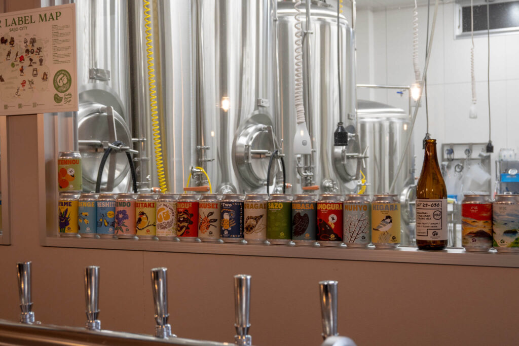 「GROUNDTAP BREWERY(グランドタップブルワリー)」の内観