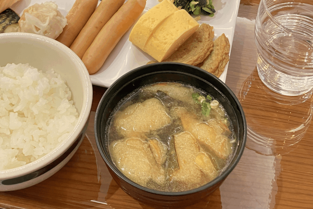 松山あげの味噌汁