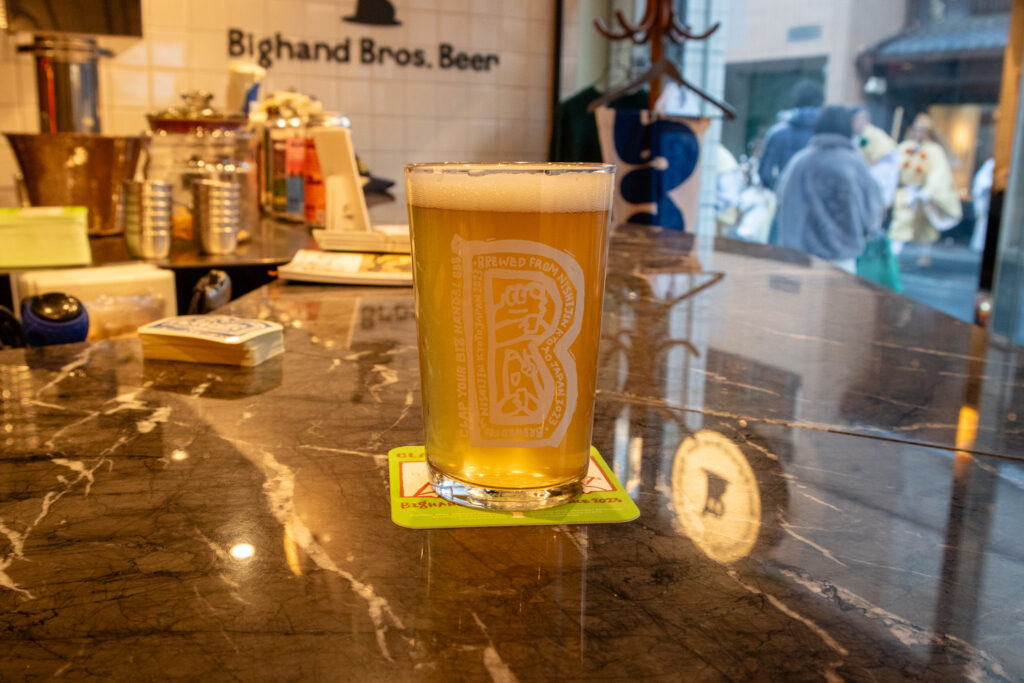 Bighand Bros. Beer タップルーム 寺町二条下ルで飲むクラフトビール
