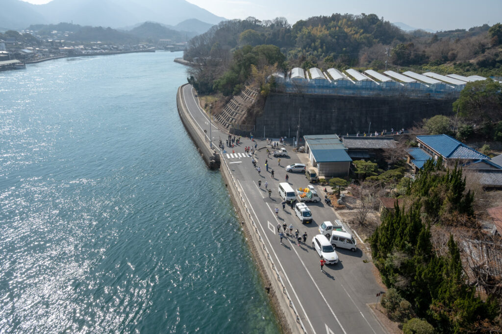 せとだレモンマラソン中に見えた風景